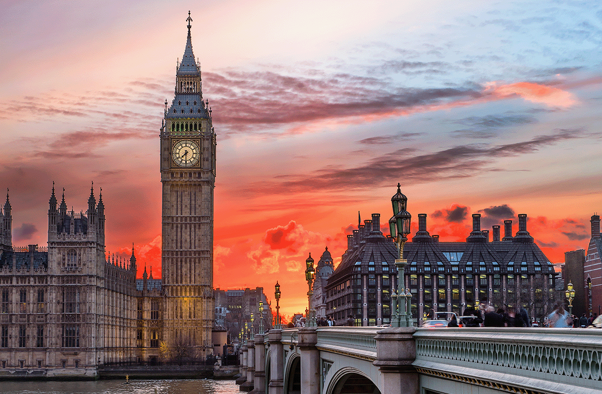 London · Big Ben and Westminster